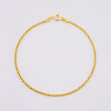 Pulso Chino 2g / 19cm / 1.95mm Oro Amarillo 18K