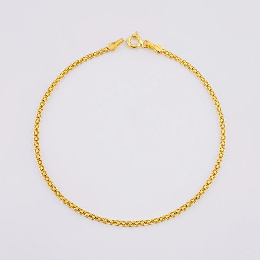 Pulso Chino 2g / 19cm / 1.95mm Oro Amarillo 18K