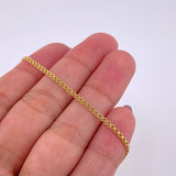 Pulso Chino 1.95g / 19.2cm / 1.85mm Oro Amarillo 18K