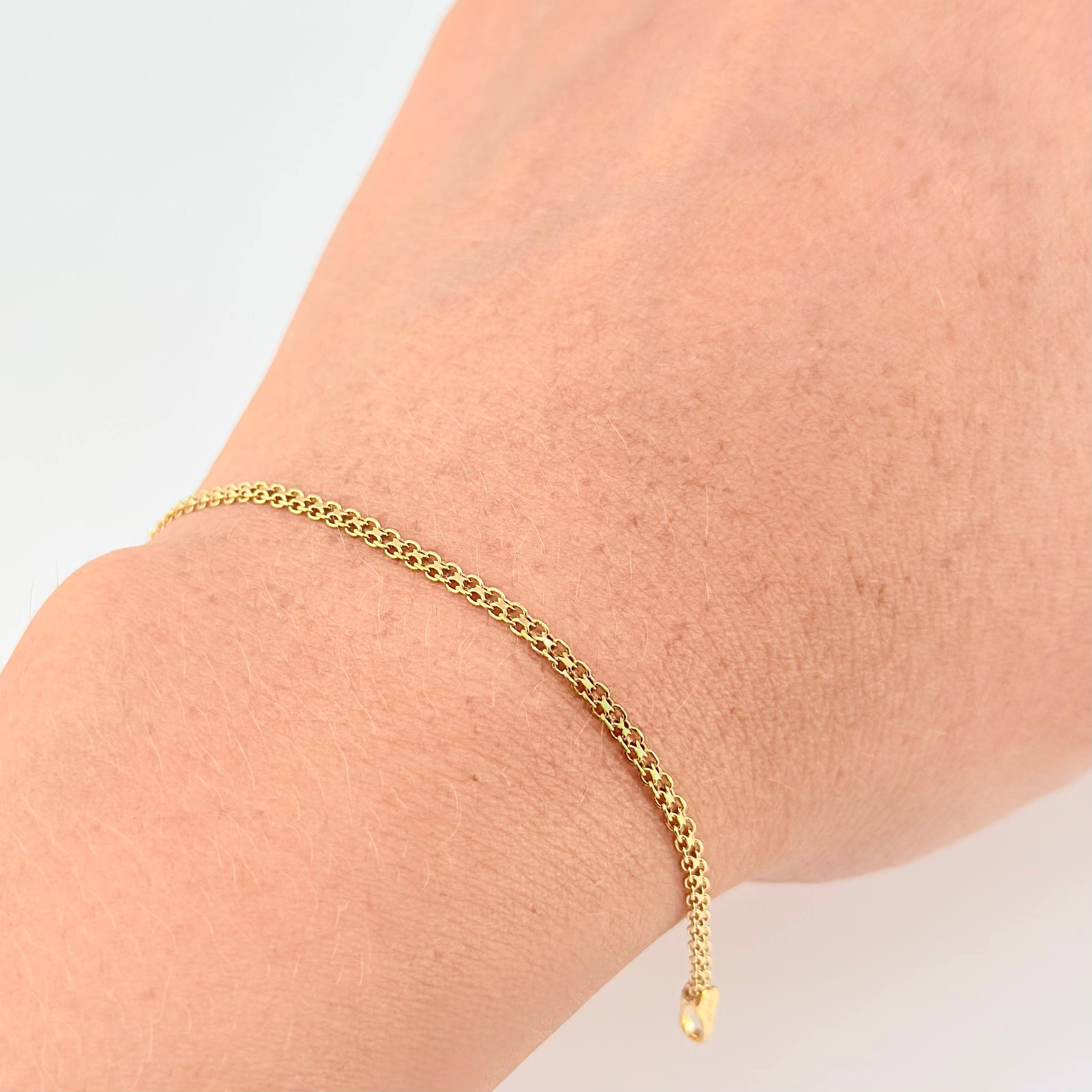 Pulso Chino 1.9g / 19.2cm / 1.85mm Oro Amarillo 18K