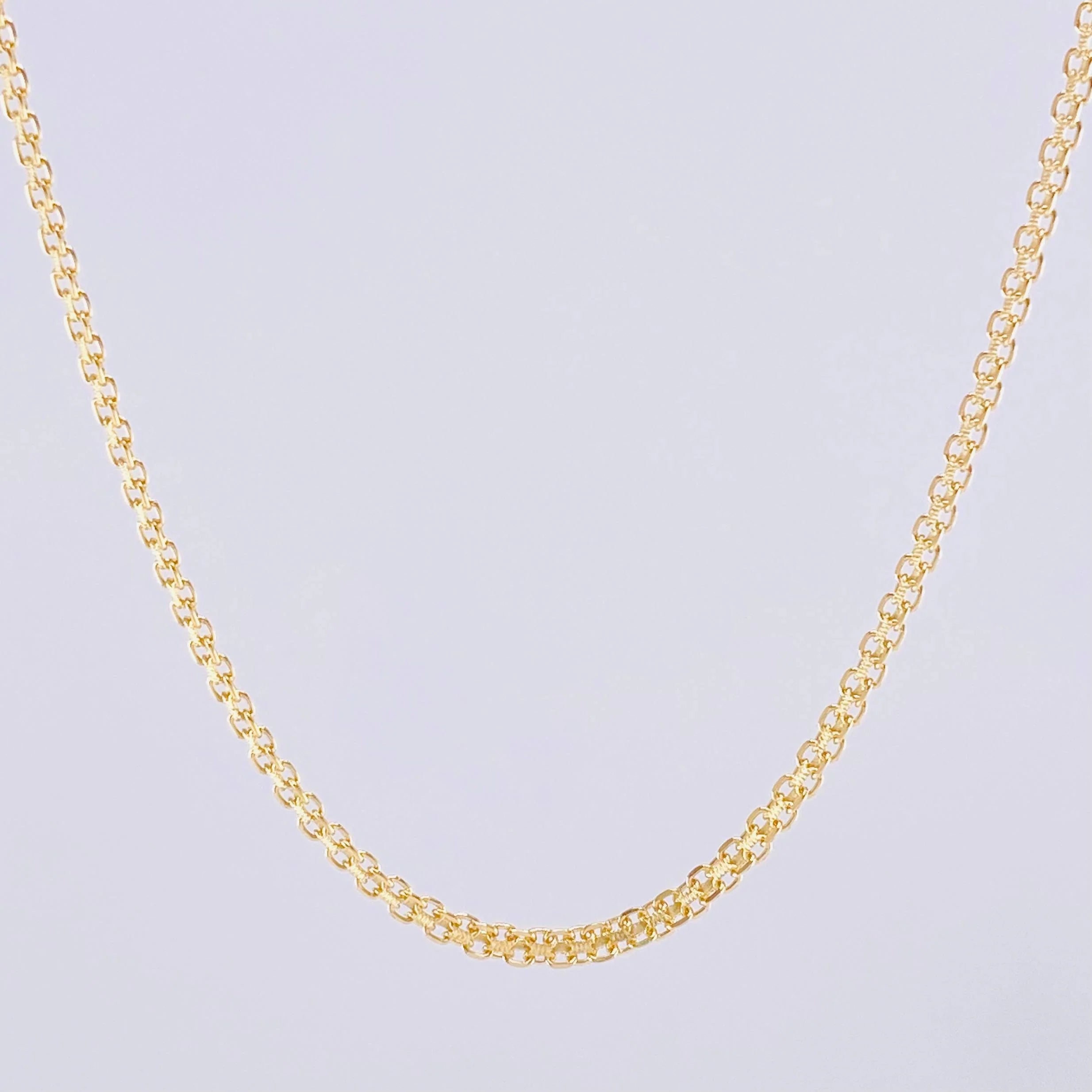Cadena China 4.65g / 50cm / 1.1mm Oro Amarillo 18K