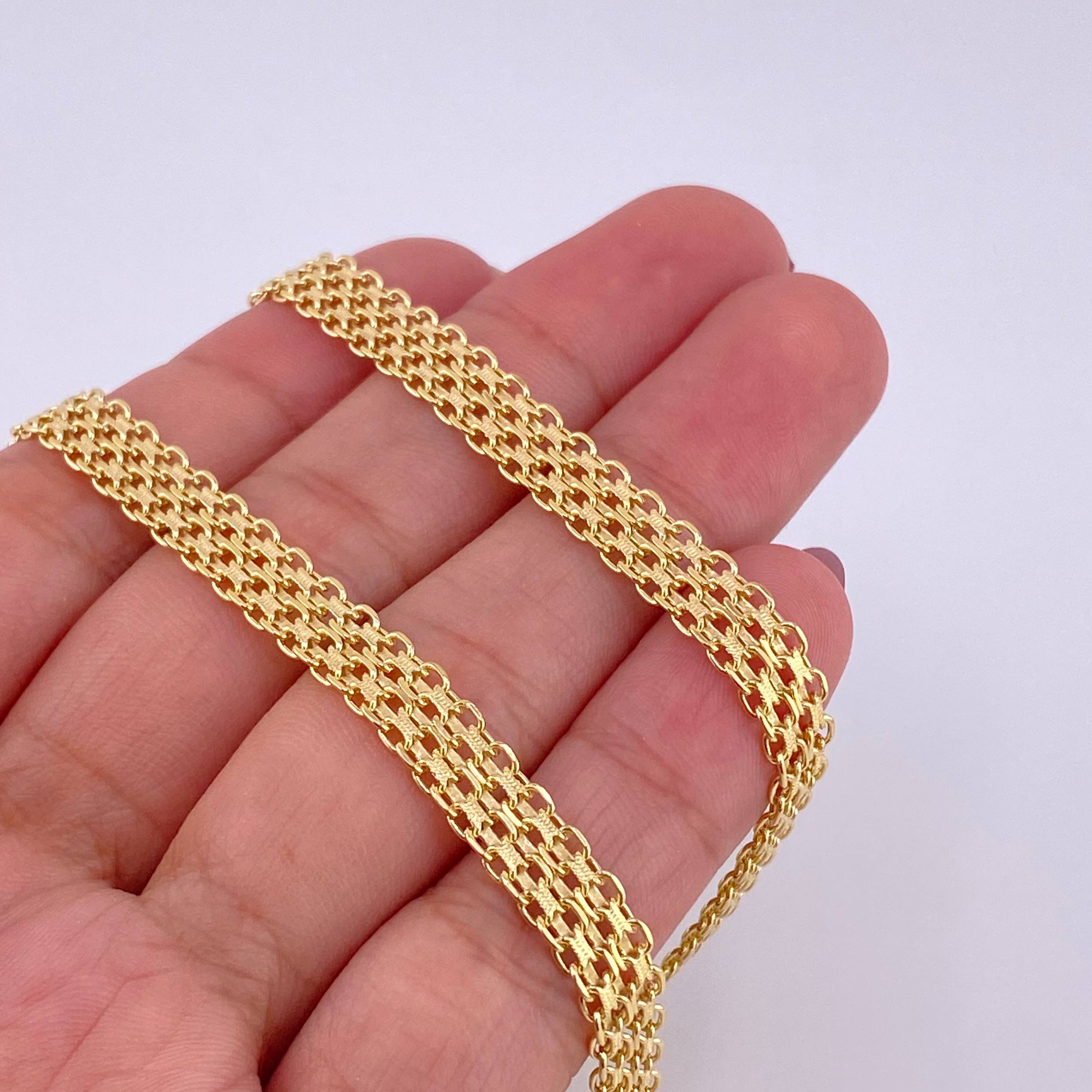 Cadena China 24.05g / 60cm / 6.3mm Oro Amarillo 18K