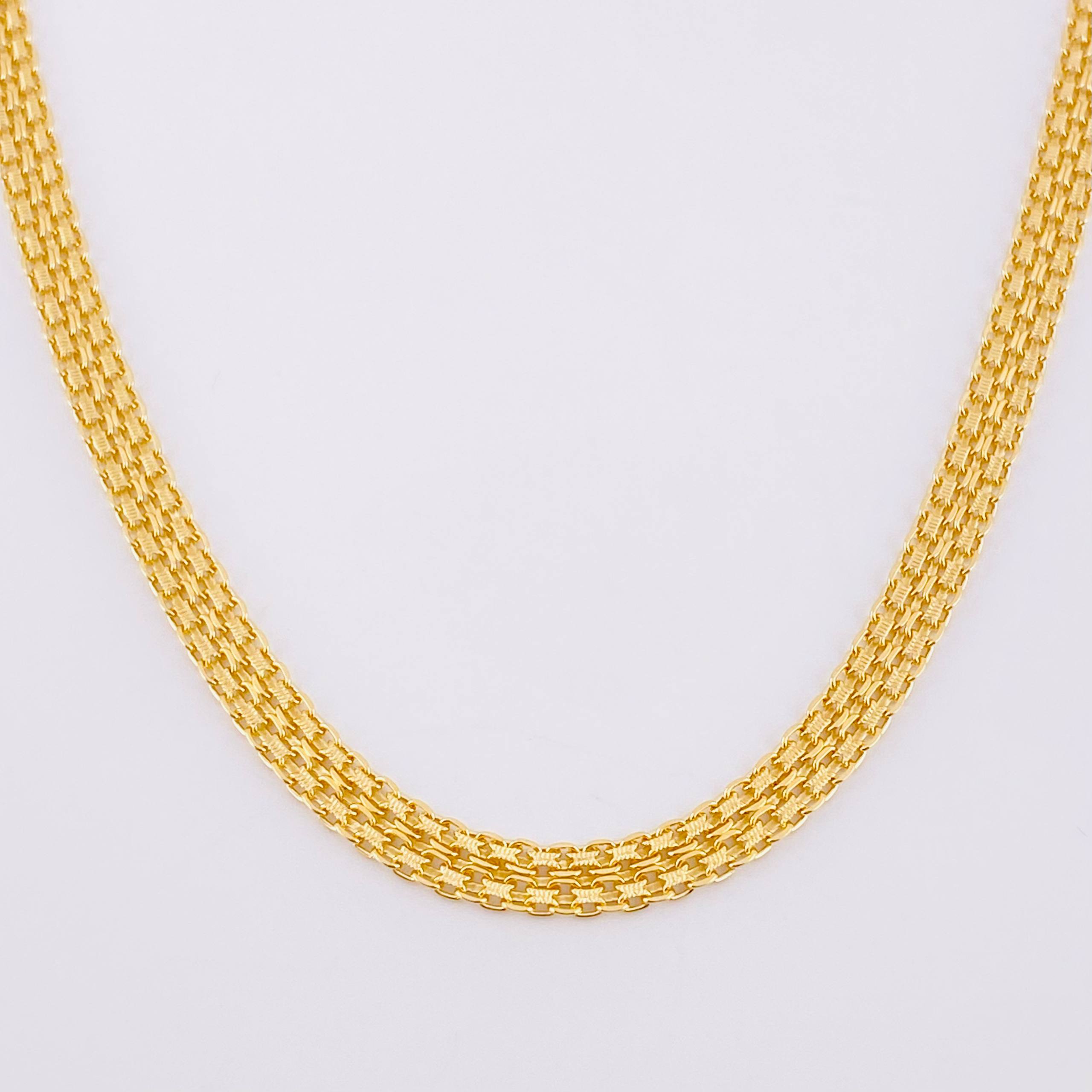 Cadena China 15.25g / 60cm / 4.75mm Oro Amarillo 18K