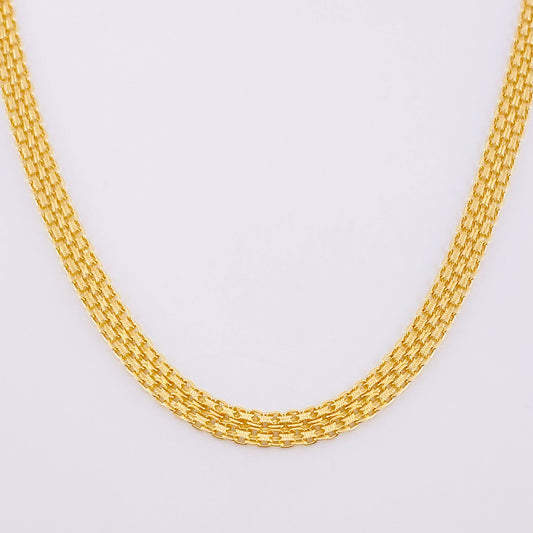 Cadena China 15.25g / 60cm / 4.75mm Oro Amarillo 18K
