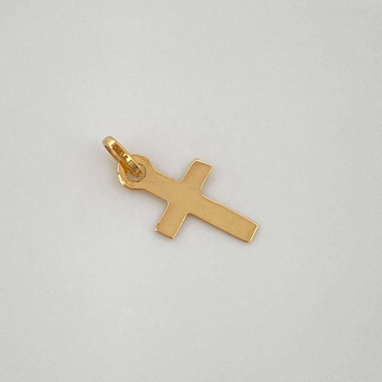 Dije Cruz 0.4gr / 1.8cm / Oro Amarillo 18K %