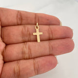 Dije Cruz 0.4gr / 1.8cm / Oro Amarillo 18K %