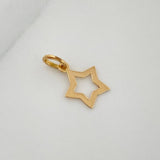 Dije Silueta Estrella 0.25gr / 1.5cm / Oro Amarillo 18K %