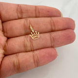 Dije Corona Real 0.25gr / 1.4cm / Oro Amarillo 18K %