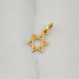 Dije Estrella de David 0.2gr / 1.4cm / Oro Amarillo 18K %