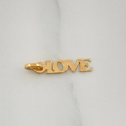 Dije Love 0.25gr / 1.8cm / Oro Amarillo 18K %