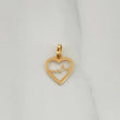 Dije Silueta Corazón 0.25gr / 1.4cm / Oro Amarillo 18K %