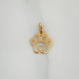 Dije Silueta Huella 0.3gr / 1.4cm / Oro Amarillo 18K %