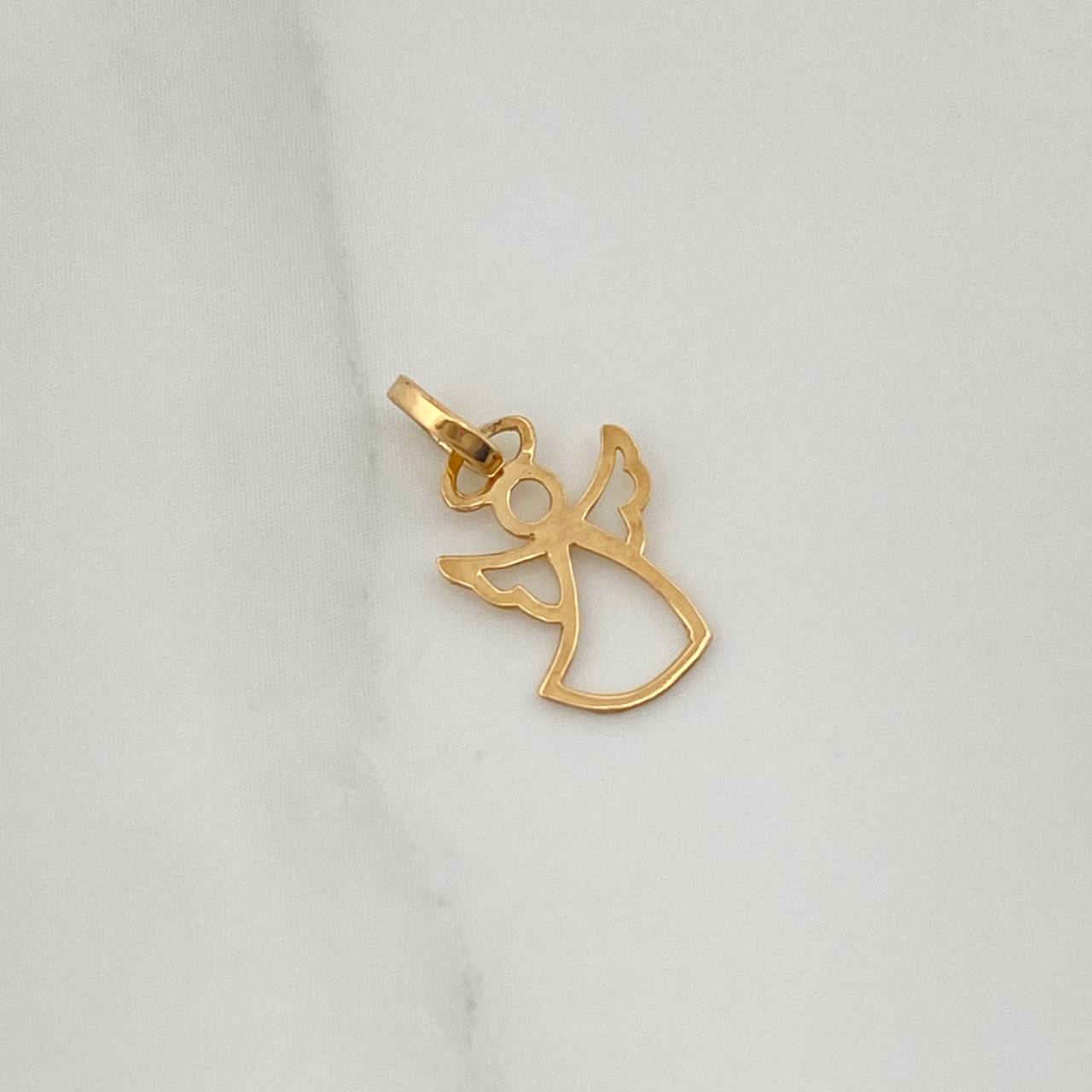 Dije Silueta Ángel 0.25gr / 1.5cm / Oro Amarillo 18K %