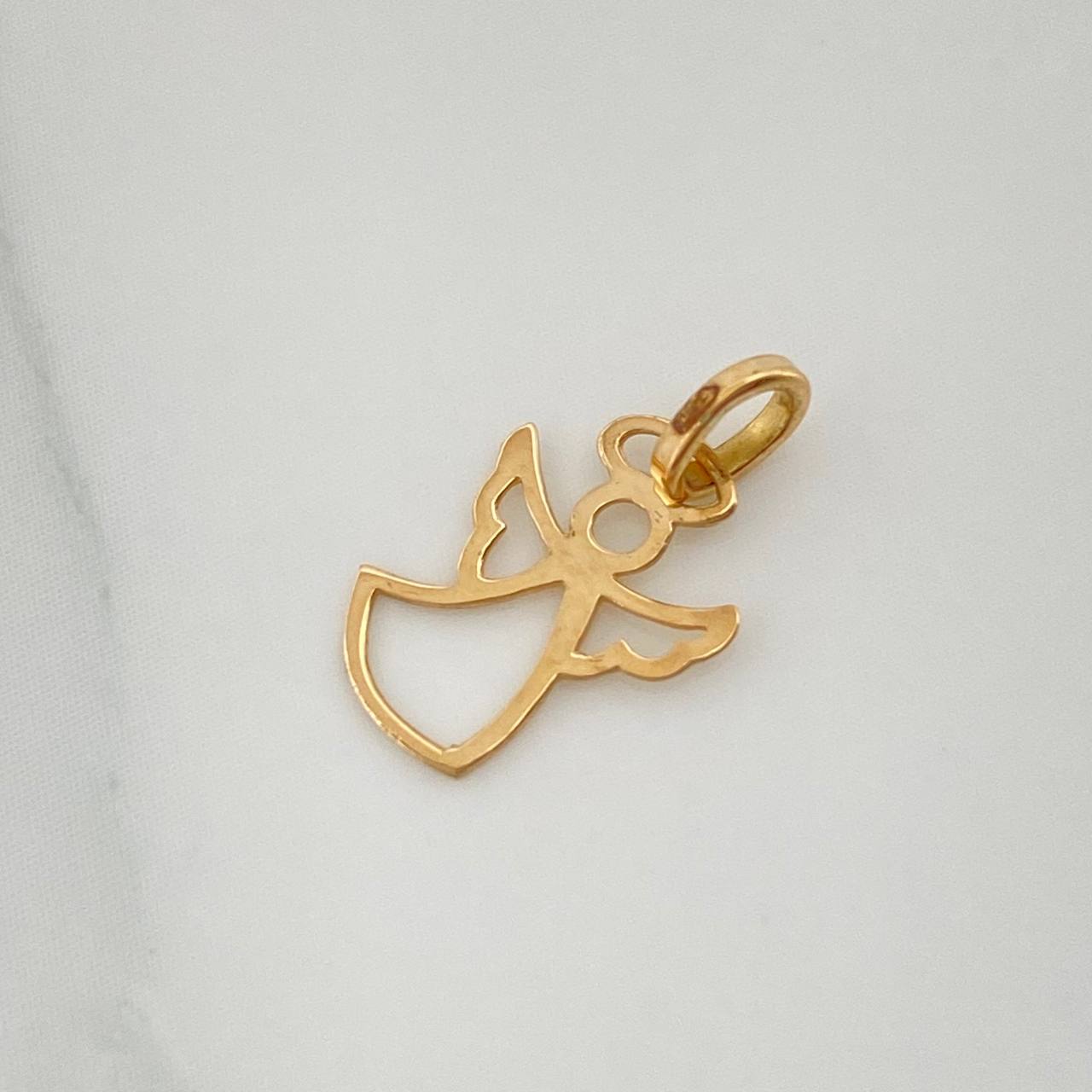 Dije Silueta Ángel 0.25gr / 1.5cm / Oro Amarillo 18K %