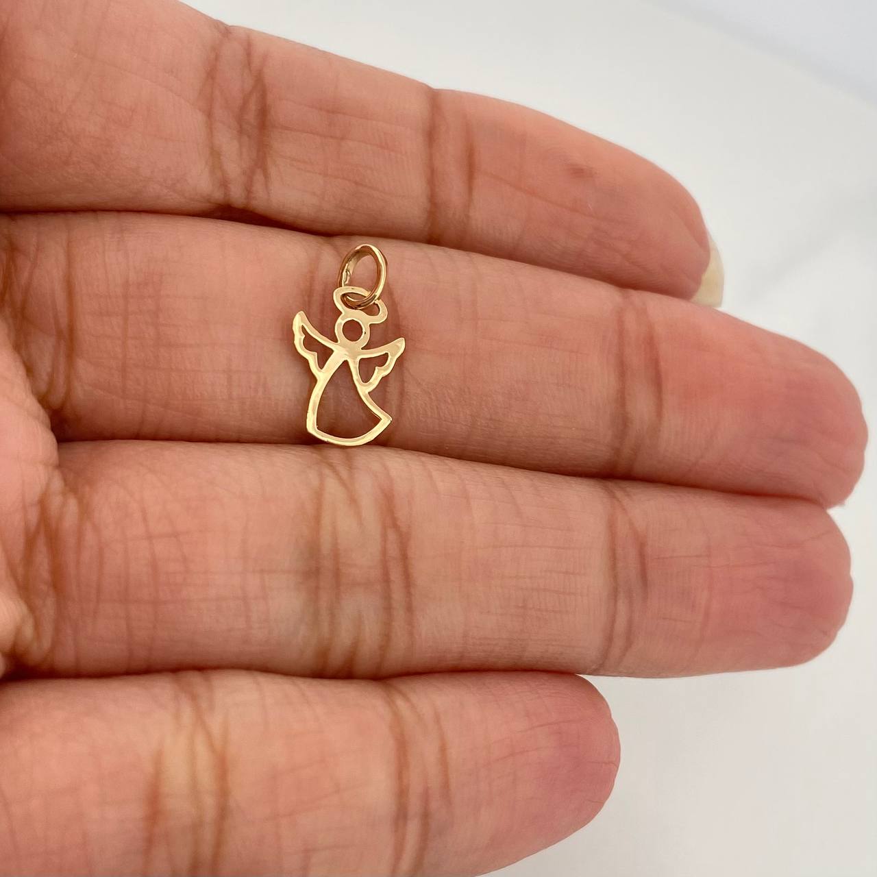 Dije Silueta Ángel 0.25gr / 1.5cm / Oro Amarillo 18K %