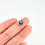 Herraje Morralla Esmeralda Cúbica 5mm Oro Amarillo 18K ©