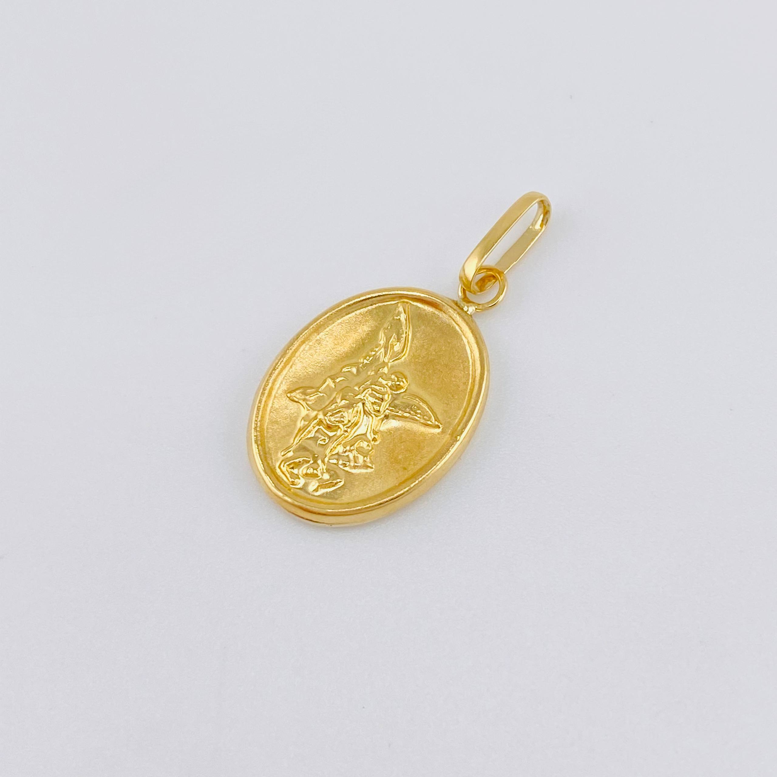 Dije San Miguel Arcangel 1gr / 2.7cm / Oro Amarillo 18K ©