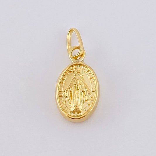 Dije Virgen Milagrosa 0.4gr / 1.6cm / Oro Amarillo 18K ©