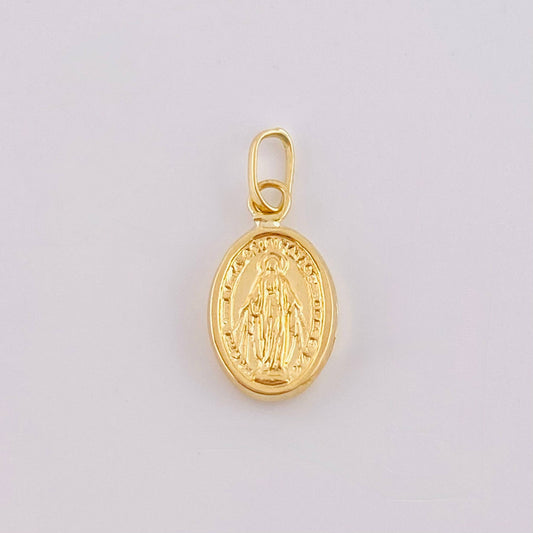 Dije Virgen Milagrosa 0.45gr / 1.7cm / Oro Amarillo 18K ©