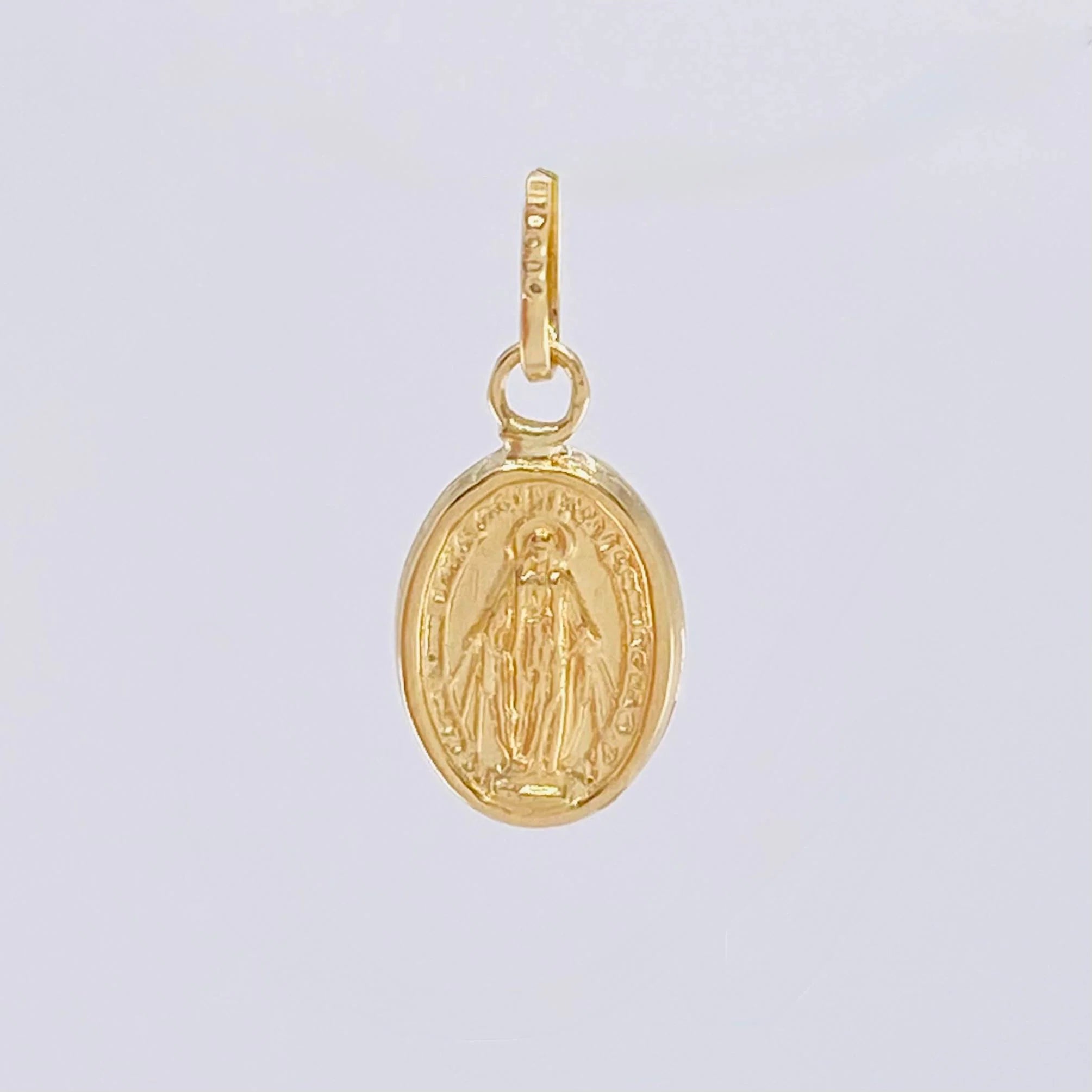 Dije Virgen De La Milagrosa 0.3 g / 1.5 cm Oro Amarillo 18K
