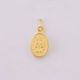 Dije Virgen Milagrosa 0.5 g / 1.8 cm Oro Amarillo 18K