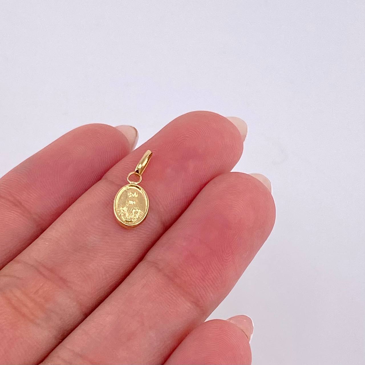 Dije Virgen Milagrosa 0.3gr / 1.6cm / Oro Amarillo 18K ©