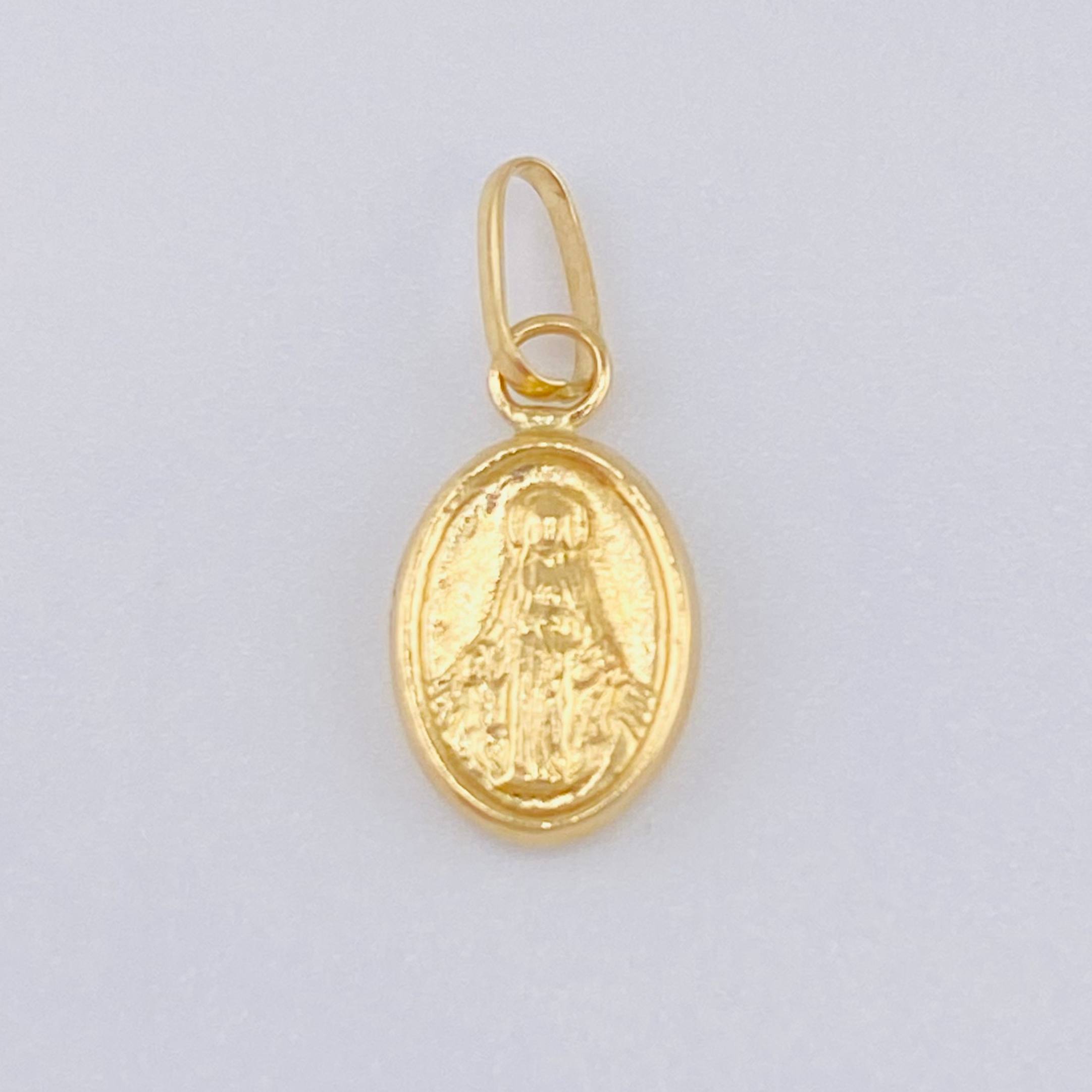 Dije Virgen Milagrosa 0.25gr / 1.6cm / Oro Amarillo 18K ©