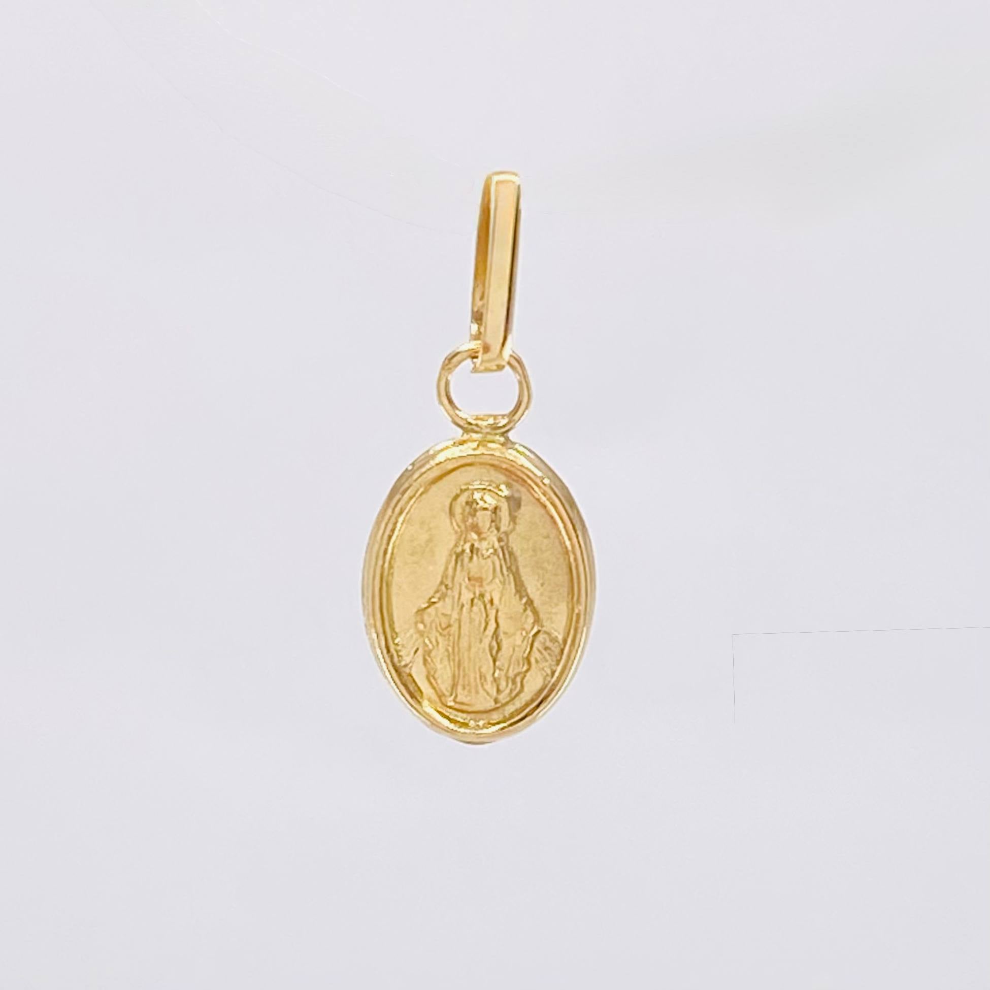 Dije Virgen Milagrosa 0.3gr / 1.6cm / Oro Amarillo 18K ©