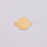 Herraje Circulo 0.55gr / 1.8cm / Oro Amarillo 18K