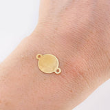 Herraje Circulo 0.55gr / 1.8cm / Oro Amarillo 18K