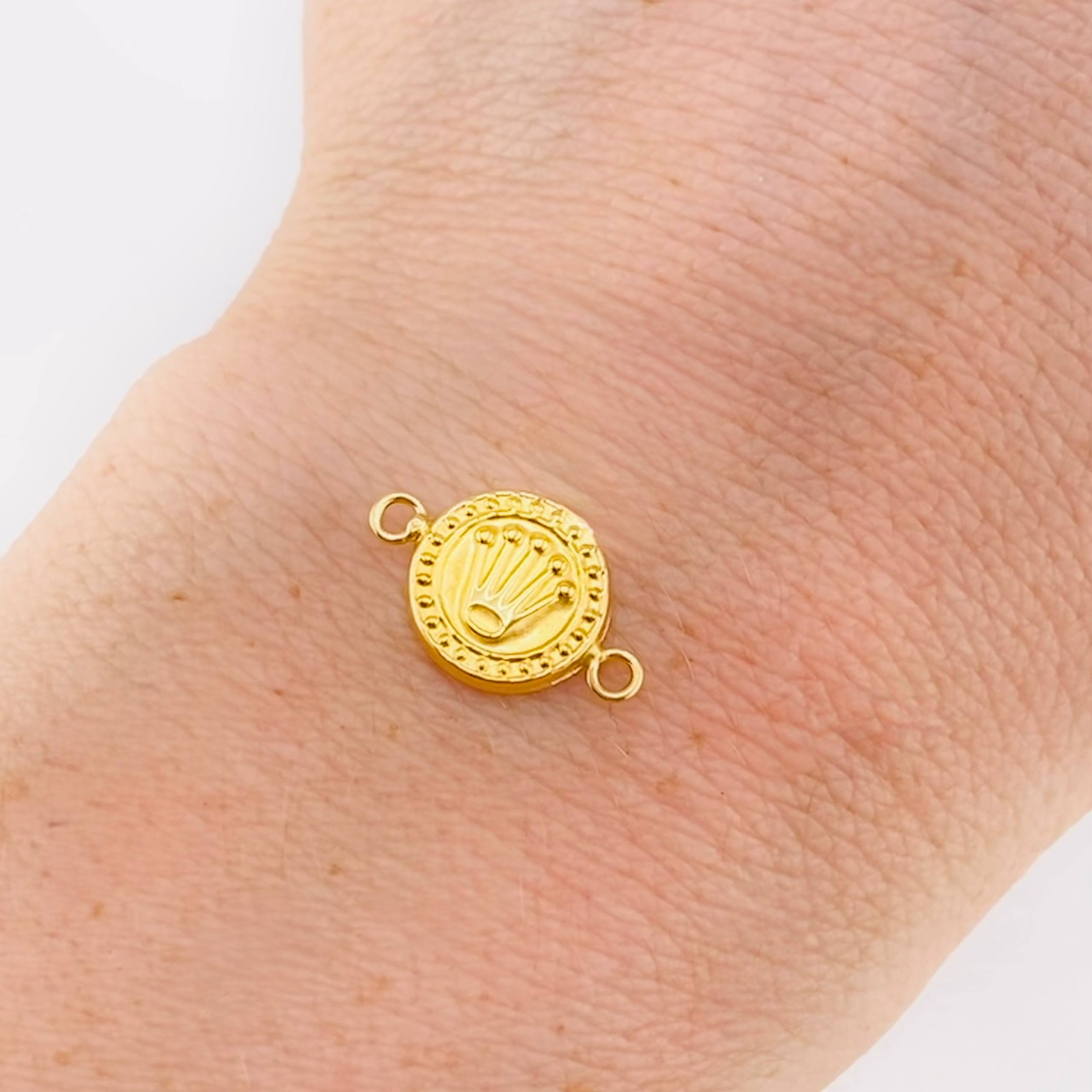 Herraje Corona 0.55gr / 1.5cm / Oro Amarillo 18K ©