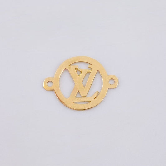 Herraje Circulo Letra 0.4 g / 1.8 cm Oro Amarillo 18K