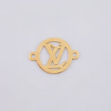 Herraje Circulo Letra 0.4 g / 1.8 cm Oro Amarillo 18K