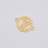 Herraje Circulo Letra 0.4 g / 1.7 cm Oro Amarillo 18K