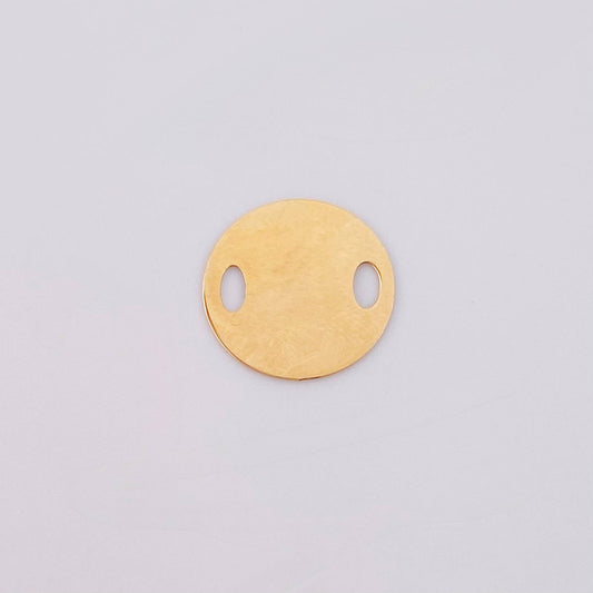 Herraje Circulo 0.45gr / 1.5cm / Oro Amarillo 18K *
