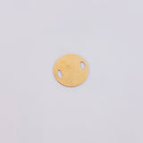 Herraje Circulo 0.5gr / 1.5cm / Oro Amarillo 18K *