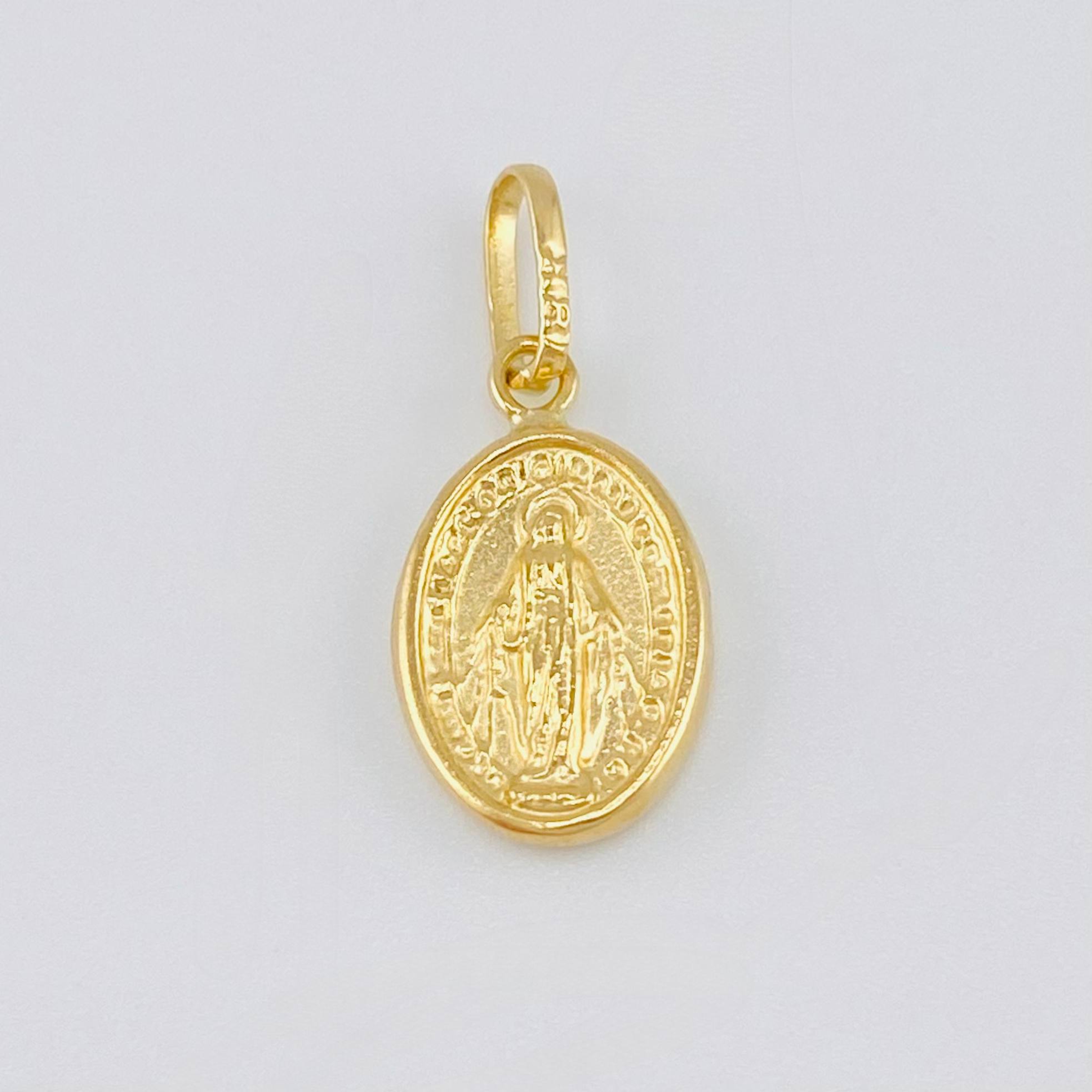 Dije Virgen Milagrosa 0.55 g / 2 cm Oro Amarillo 18K