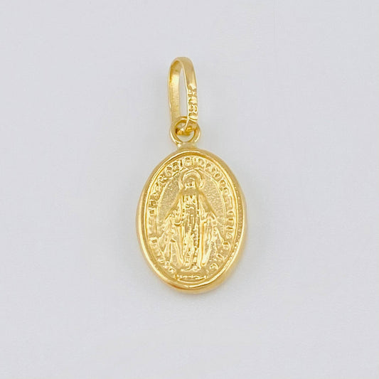 Dije Virgen Milagrosa 0.55 g / 2 cm Oro Amarillo 18K
