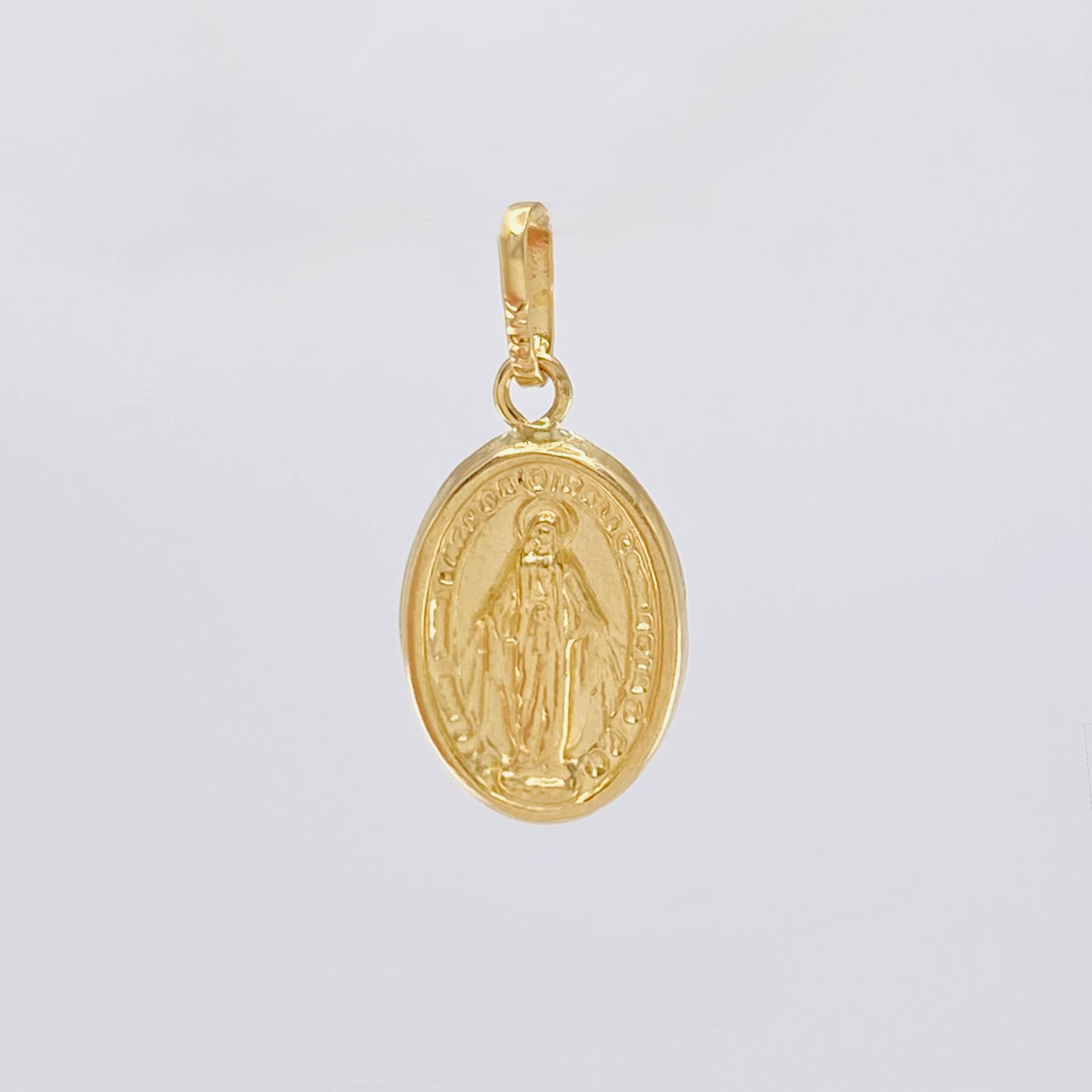 Dije Virgen Milagrosa 0.55 g / 2 cm Oro Amarillo 18K