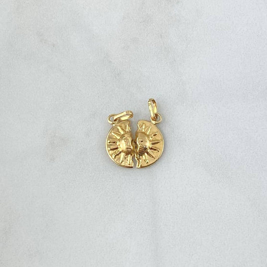 Dije Sol Pareja 1gr / 2cm / Oro Amarillo 18K