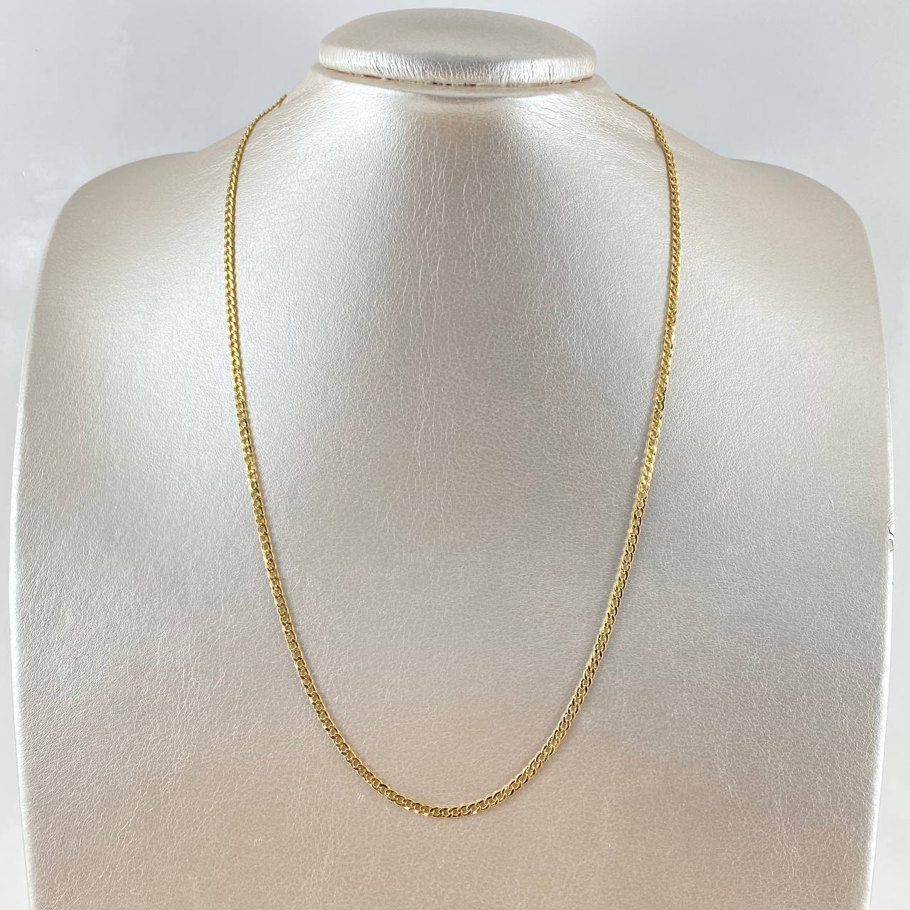 Cadena Cubana 3,4gr / 45cm / 2.2mm Oro Amarillo +0 18K