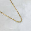 Cadena Cubana 3,4gr / 45cm / 2.2mm Oro Amarillo +0 18K