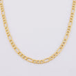 Cadena Figaro 7.4g / 60cm / 4mm Oro Amarillo 18K