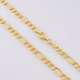 Cadena Fígaro 7.75g / 60cm / 4.2mm Oro Amarillo 18K