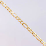 Cadena Figaro 7.7g / 60cm / 4.4mm Oro Amarillo 18K