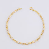 Pulso Figaro 1.4g / 16.9cm / 3.4mm Oro Amarillo 18K