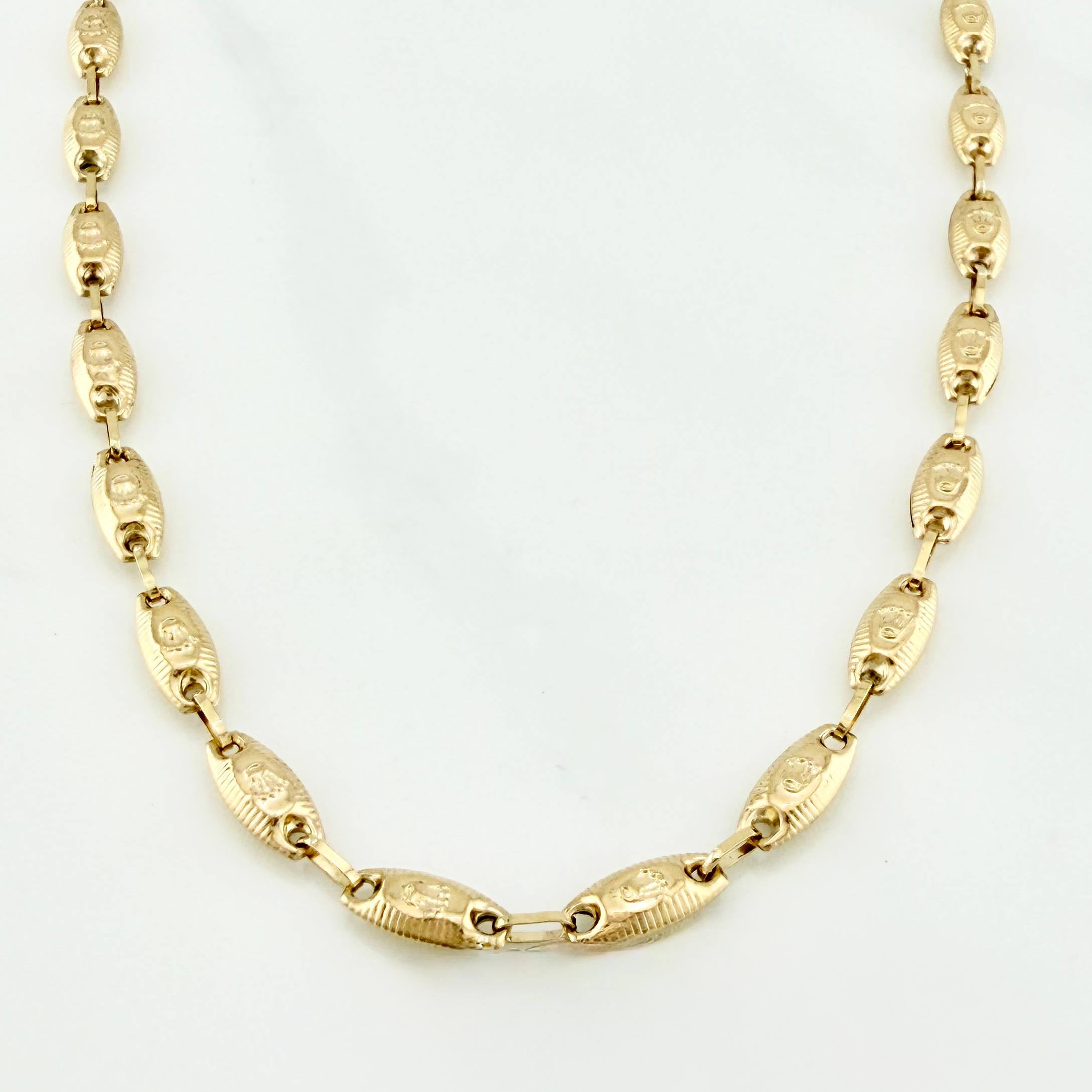 Cadena Rustica Corona 11.65 g / 62 cm / 3.45 mm 18K