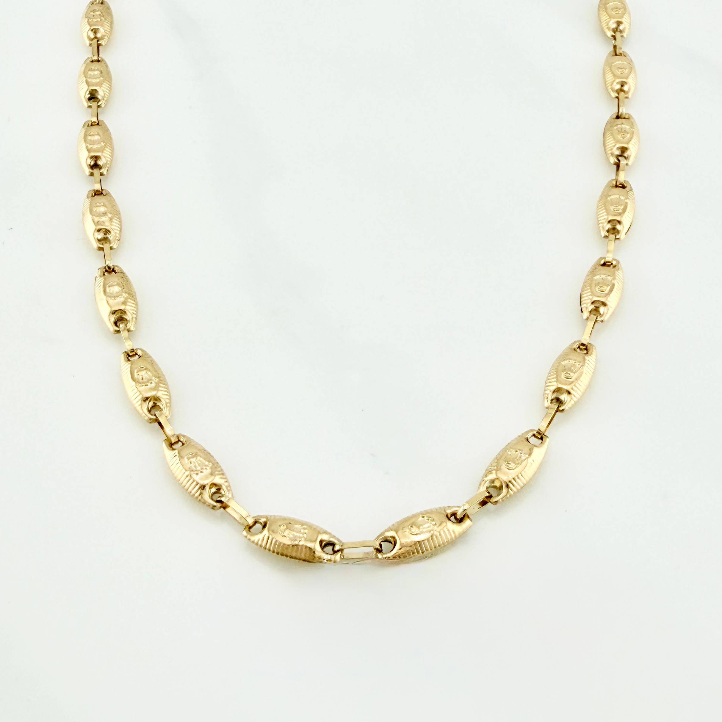 Cadena Rustico Corona 11.45 g / 61 cm / 4.38 mm Oro Amarillo 18K