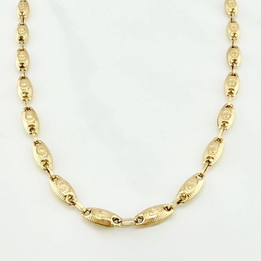 Cadena Rustica Corona 11.65 g / 62 cm / 3.45 mm 18K