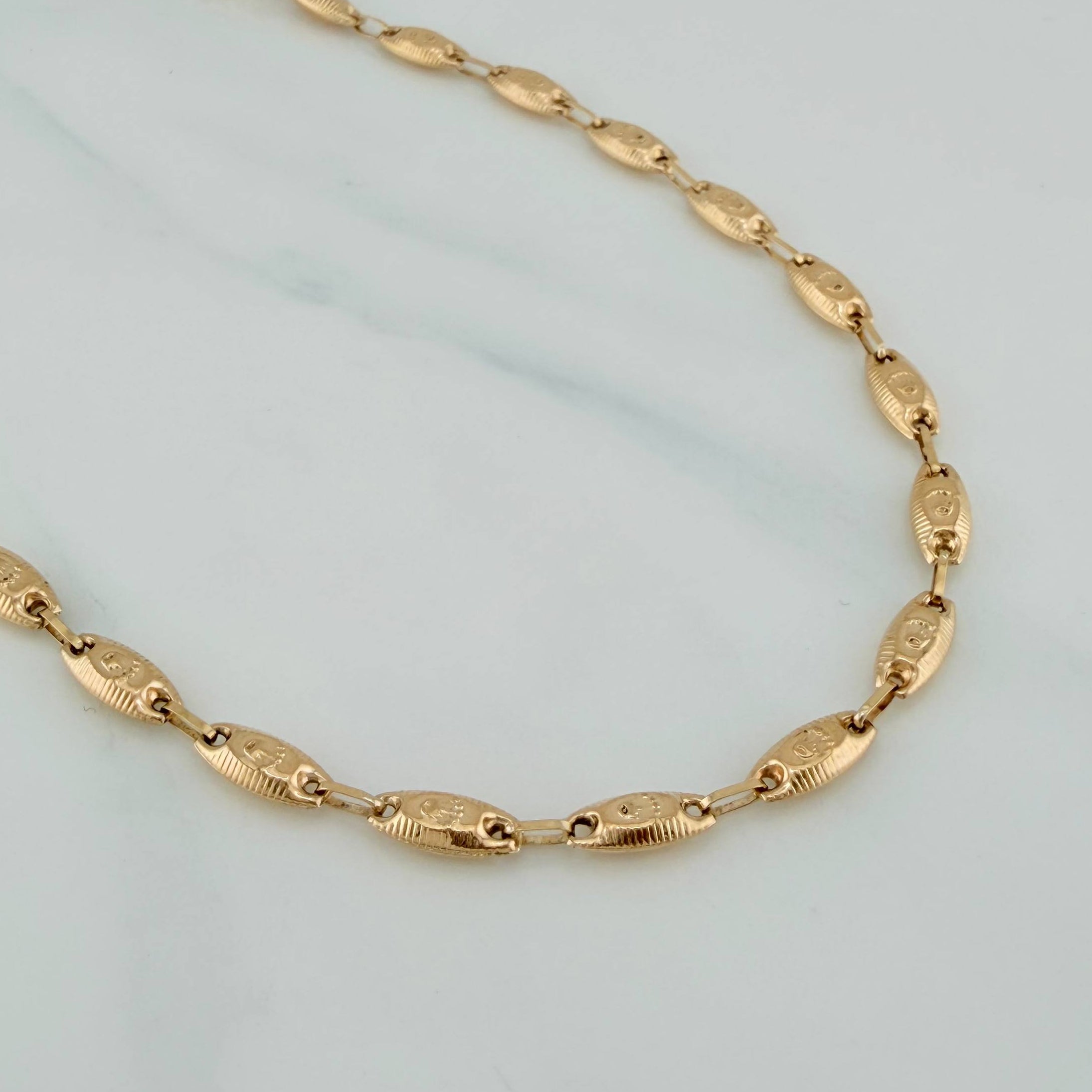 Cadena Rustica Corona 11.65 g / 62 cm / 3.45 mm 18K